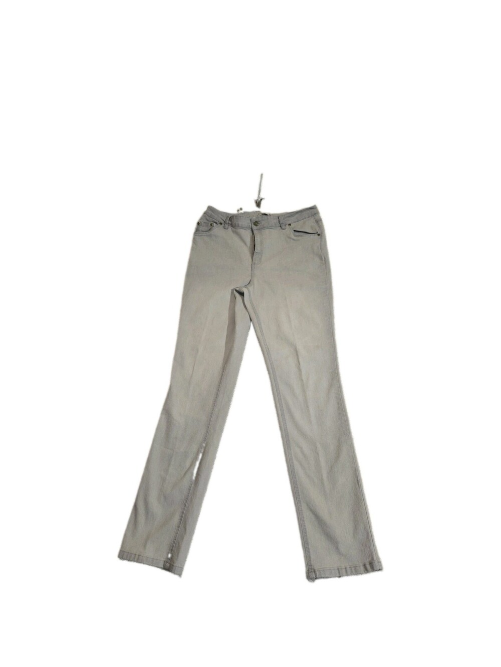 Women Within Pants 16 W Tall 5 pocket Gray Stretch Straight Basic